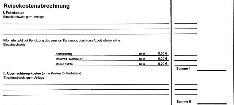 Die Reisekostenabrechnung Reisekostenspende Die Partei Nrw
